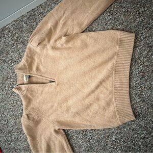Universal Thread Cowl Neck Sweater in Tan